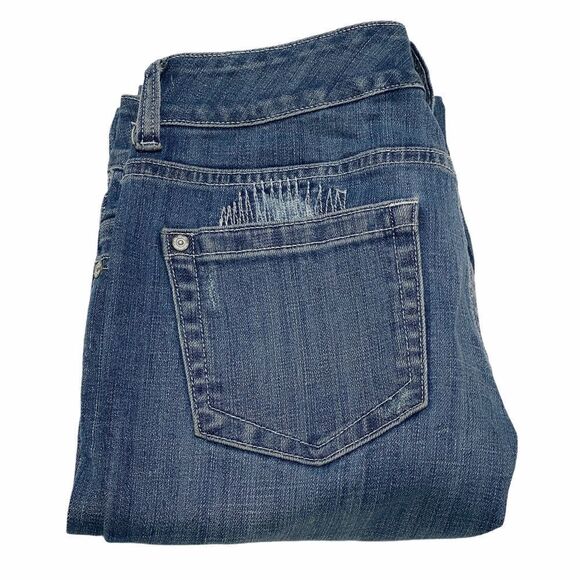 Ana A New Approach Modern Fit Cuff Distress Jean 4 - Picture 8 of 10